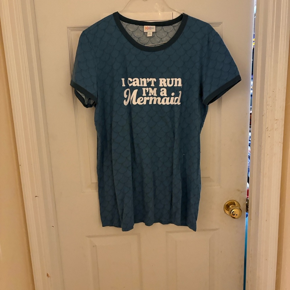 Bundle of Ocean: Mermaid themed tops- LuLaRoe, Torrid Women's Tops sz 18 - Picture 5 of 14